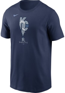 Nike Kansas City Royals Navy Blue City Connect Short Sleeve T Shirt