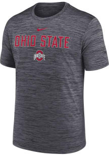 Ohio State Buckeyes Black Nike Sideline Velocity Short Sleeve T Shirt