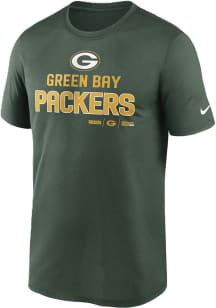 Nike Green Bay Packers Green Legend Community Short Sleeve T Shirt