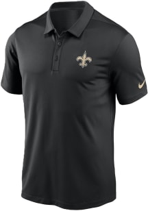 Nike New Orleans Saints Mens Black Franchise Short Sleeve Polo