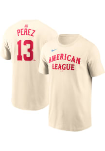 Salvador Perez Kansas City Royals Ivory 2024 ASG Short Sleeve Player T Shirt