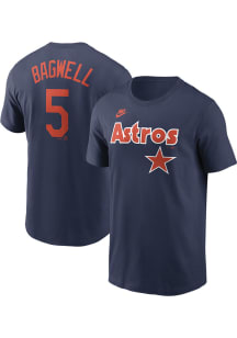 Jeff Bagwell Houston Astros Navy Blue Coop Short Sleeve Player T Shirt