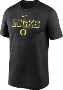 Oregon Ducks Black Nike Sideline Legend Short Sleeve T Shirt