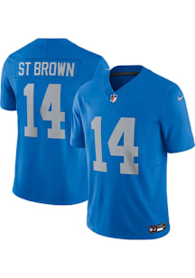Amon-Ra St. Brown Nike Detroit Lions Mens Blue Alt Limited Football Jersey
