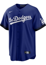 Los Angeles Dodgers Mens Nike Replica City Connect Replica Jersey - Blue
