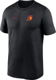 USC Trojans Black Nike Sideline Legend Short Sleeve T Shirt