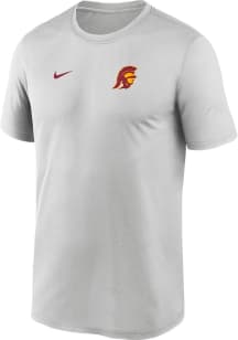 USC Trojans Grey Nike Sideline Legend Short Sleeve T Shirt