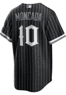 Yoan Moncada Chicago White Sox Mens Replica City Connect Jersey - Black