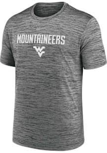 Nike West Virginia Mountaineers Anthracite Sideline Velocity Short Sleeve T Shirt