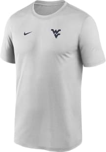 Nike West Virginia Mountaineers Grey Sideline Legend Short Sleeve T Shirt