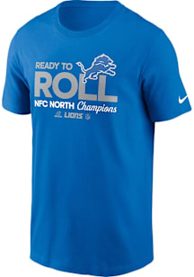 Nike Detroit Lions Blue 2024 Division Champions Short Sleeve T Shirt