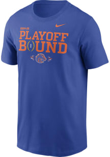 Nike Boise State Broncos Blue CFP Bound 2024 Short Sleeve T Shirt