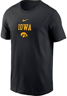 Nike Iowa Hawkeyes Black Legacy Alma Mater Short Sleeve T Shirt