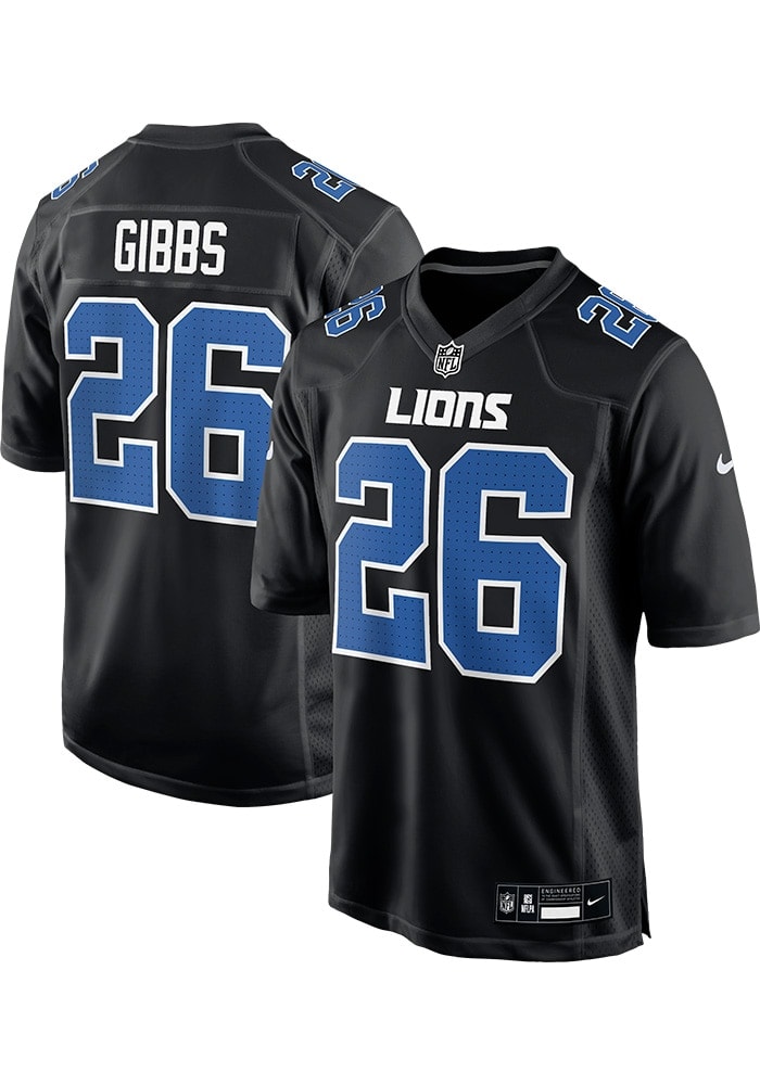 Jahmyr Gibbs Detroit Lions BLACK Carbon Jersey - 173219184