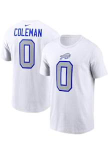 Keon Coleman Buffalo Bills White Rivalry Short Sleeve Player T Shirt