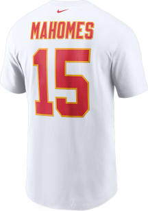 Patrick Mahomes Kansas City Chiefs White Primetime Short Sleeve Player T Shirt