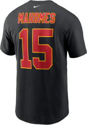 Patrick Mahomes Kansas City Chiefs Black Primetime Short Sleeve Player T Shirt