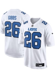 Jahmyr Gibbs  Nike Detroit Lions White Tundra Football Jersey