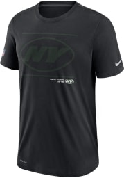 Nike New York Jets Black DFCT Team Issue Short Sleeve T Shirt
