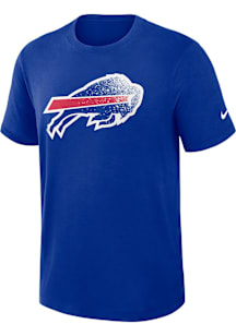 Nike Buffalo Bills Blue Rivalry Slub Short Sleeve Fashion T Shirt