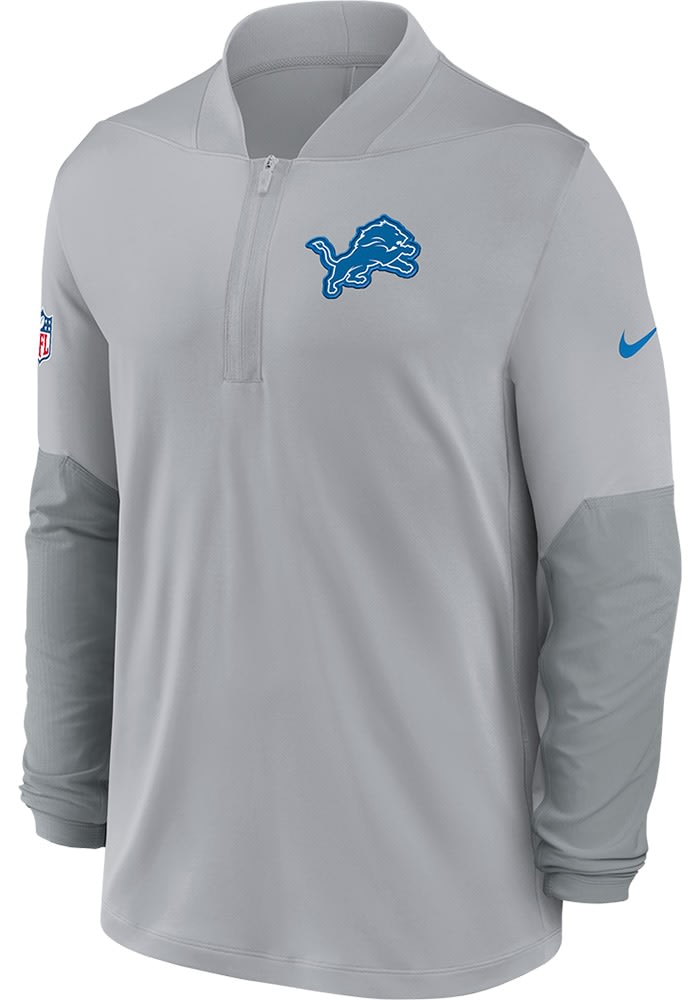 Nike Detroit Lions Mens GREY Sideline Pullover - 173219607
