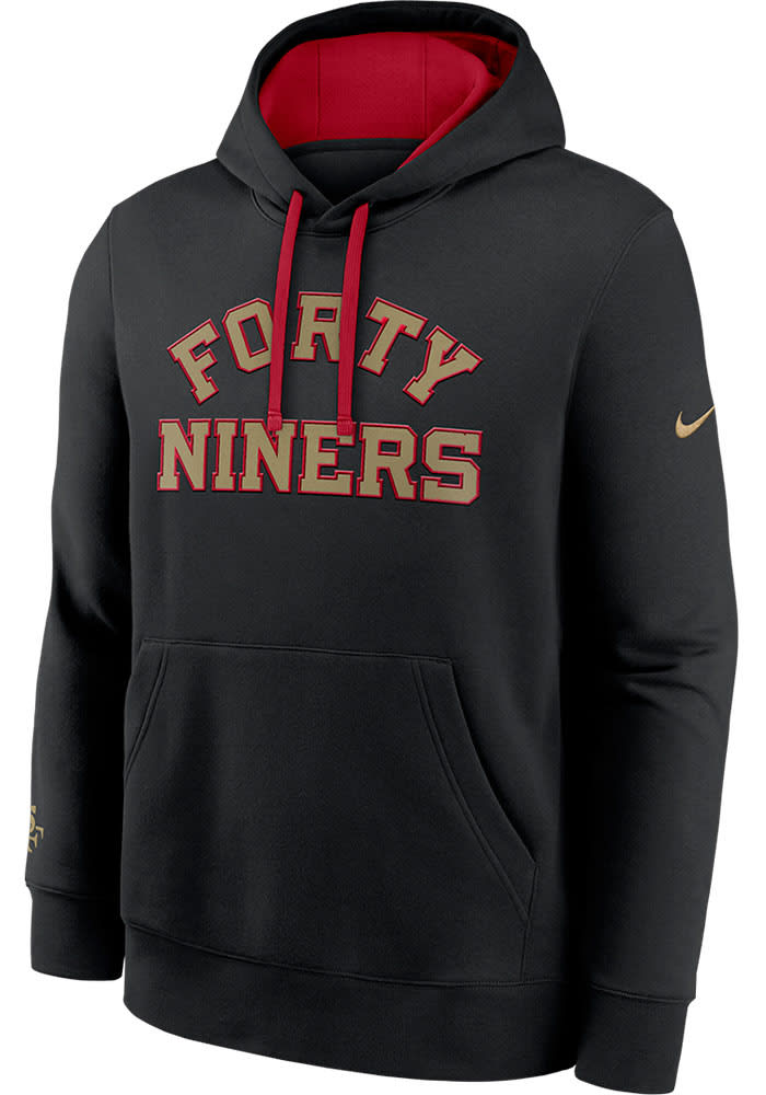 Nike San Francisco 49Ers Rivalries Collection Oversized Tech Fleece Nfl Pullover Hoodie In Black For Men