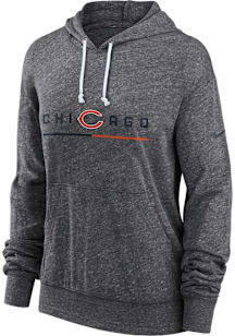 Nike Chicago Bears Womens Charcoal Vintage Hooded Sweatshirt