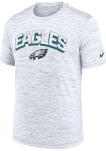 Nike Philadelphia Eagles White Primetime Velocity Arch Short Sleeve T Shirt