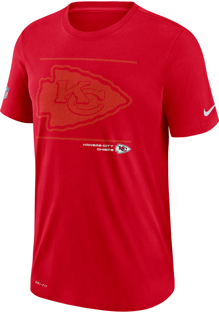 Nike Kansas City Chiefs Red DFCT Team Issue Short Sleeve T Shirt