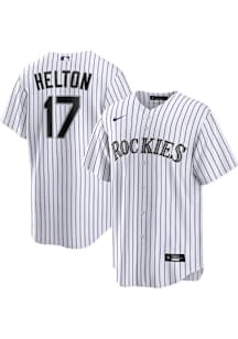 Todd Helton Colorado Rockies Mens Replica Home Jersey - White