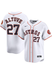 Jose Altuve Nike Houston Astros Mens White Home Limited Baseball Jersey