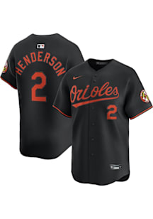 Gunnar Henderson Nike Baltimore Orioles Mens Black Alternate Limited Baseball Jersey