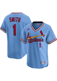 Ozzie Smith St Louis Cardinals Nike Throwback Cooperstown Jersey - Light Blue