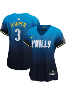 Bryce Harper Nike Philadelphia Phillies Womens Blue City Connect Limited Baseball Jersey