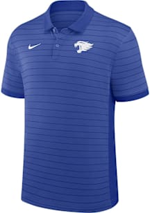 Nike Kentucky Wildcats Mens Blue Victory Stripe Short Sleeve Polo