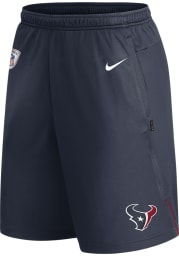 Nike Houston Texans Mens Navy Blue Coach Knit Shorts
