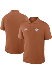 Nike Texas Longhorns Mens Burnt Orange Victory Vintage Logo Short Sleeve Polo