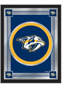 Nashville Predators Logo Hanging Back Bar Mirror