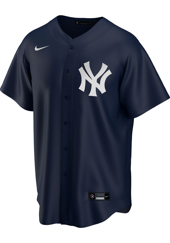 New York Yankees Mens Nike Replica Alt Replica Jersey - Navy Blue