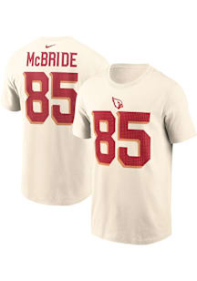 Trey McBride Arizona Cardinals Ivory Name Number Short Sleeve Player T Shirt