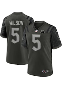 Garrett Wilson  Nike New York Jets Green Alt Game Football Jersey