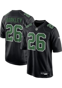 Saquon Barkley  Nike Philadelphia Eagles Black Carbon Kelly Football Jersey