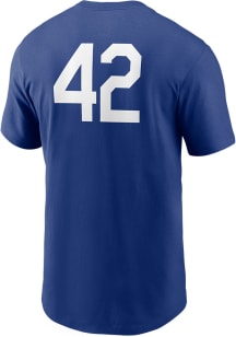 Jackie Robinson Kansas City Royals Blue Team 42 Short Sleeve Player T Shirt