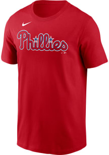 Jackie Robinson Philadelphia Phillies Red Team 42 Short Sleeve Player T Shirt