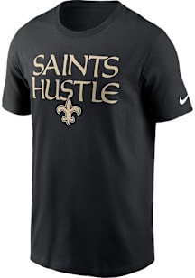 Nike New Orleans Saints Black Big Easy Short Sleeve T Shirt