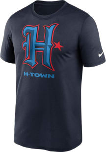 Nike Houston Texans Navy Blue H-Town Short Sleeve T Shirt