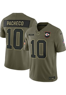 Isiah Pacheco Nike Kansas City Chiefs Mens Olive Salute to Service Limited Football Jersey