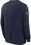 Nike Penn State Nittany Lions Mens Navy Blue Club Fleece Long Sleeve Crew Sweatshirt