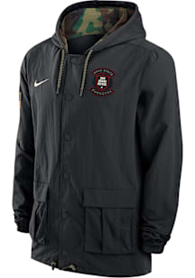 Mens Ohio State Buckeyes Black Nike Military Appreciation Dri-FIT Light Weight Jacket