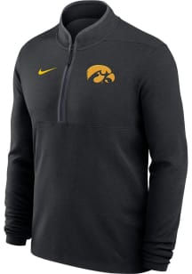 Mens Iowa Hawkeyes Black Nike Victory Qtr Zip Pullover